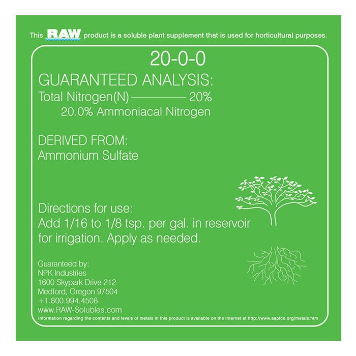 NPK RAW Nitrogen 10lb - Default Title (NPK335)