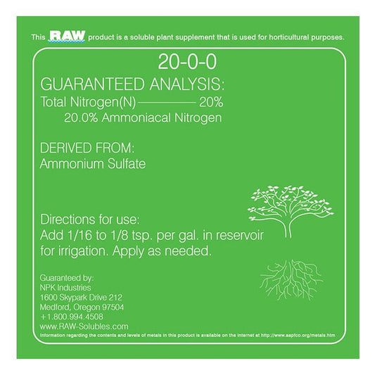 NPK RAW Nitrogen 10lb - Default Title (NPK335)