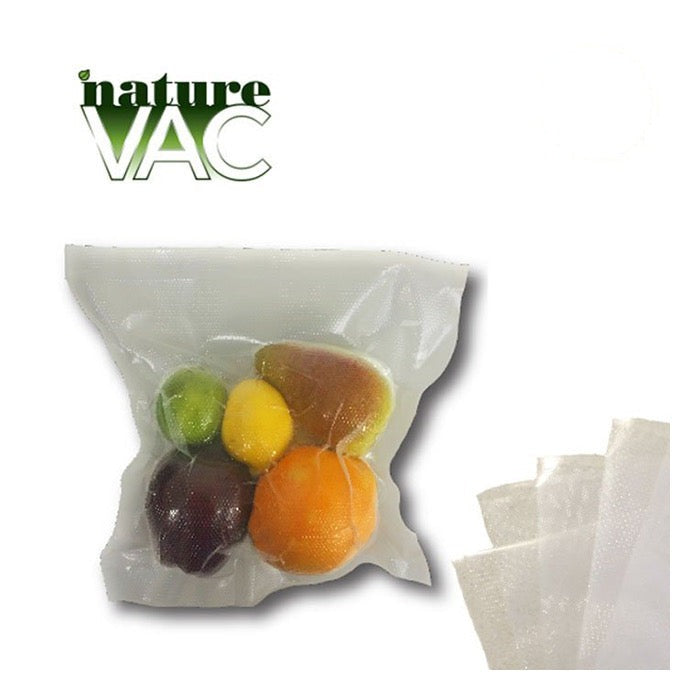 NatureVAC 11''x24'' Precut Vacuum Seal Bags All Clear (50-pack) - Default Title (797000)
