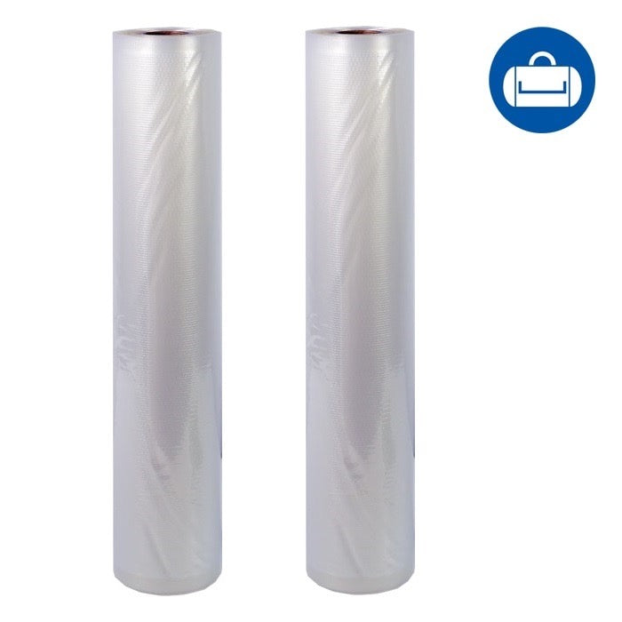 NatureVAC 15''x19.5' Vacuum Seal Bags All Clear (2 Rolls) - Default Title (794000)