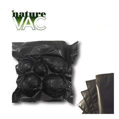 NatureVAC 15''x20'' Precut Vacuum Seal Bags All Black (50-pack) - Default Title (795088)