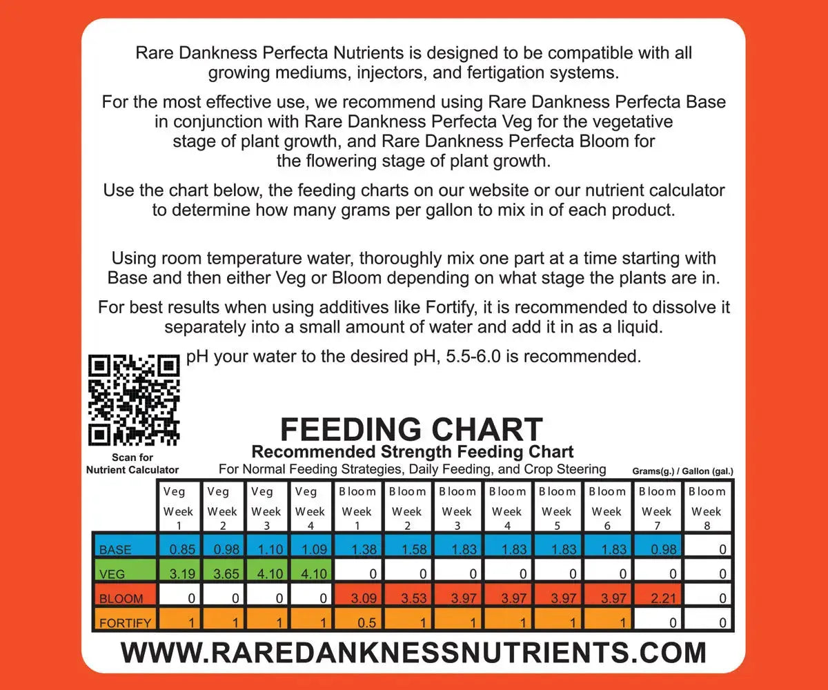 Rare Dankness Nutrients Perfecta BLOOM, 3 Gallon (25 lb)