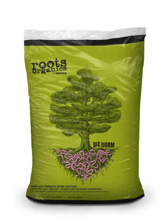 Roots Organics Big Worm, Worm Castings, 1 cu ft