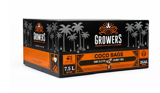 Growers Coco Bags 2 Gallon - Box