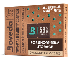 Boveda - SIZE 320 - 58% RH Case of 24 UNITS - Individually wrapped