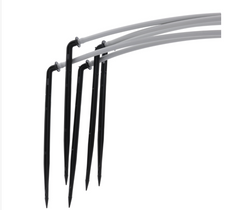 Netafim PCNL Pressure Compensating Spray Stake with Angle Barbed Stake - 36in - 0.5gph - Angle Barbed - 100 Case