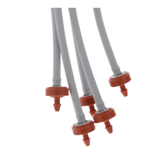 Netafim PCNL Pressure Compensating Spray Stake with Angle Barbed Stake - 36in - 0.5gph - Angle Barbed - 100 Case