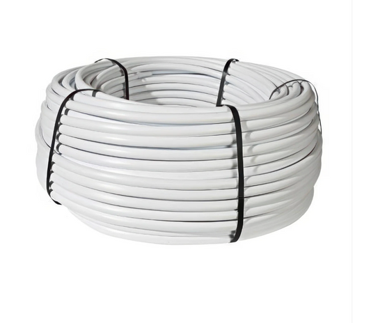Netafim Polyethylene Irrigation Tubing 1/2" - 500ft Roll - 16mm - Bright White - 0.520in ID x 0.620in OD