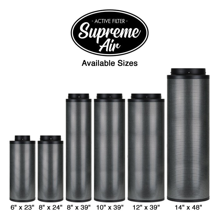 SupremeAir Australian Carbon Filter 8” x 24” 650CFM - Default Title (785008)