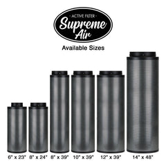SupremeAir Australian Carbon Filter 8” x 24” 650CFM - Default Title (785008)