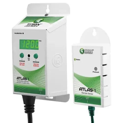 Titan Controls Atlas 1 CO2 Monitor/Controller w/ Remote Sensor