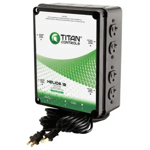 Titan Controls Helios 12 - 8 Light 240V Controller w/ Dual Trigger Cords