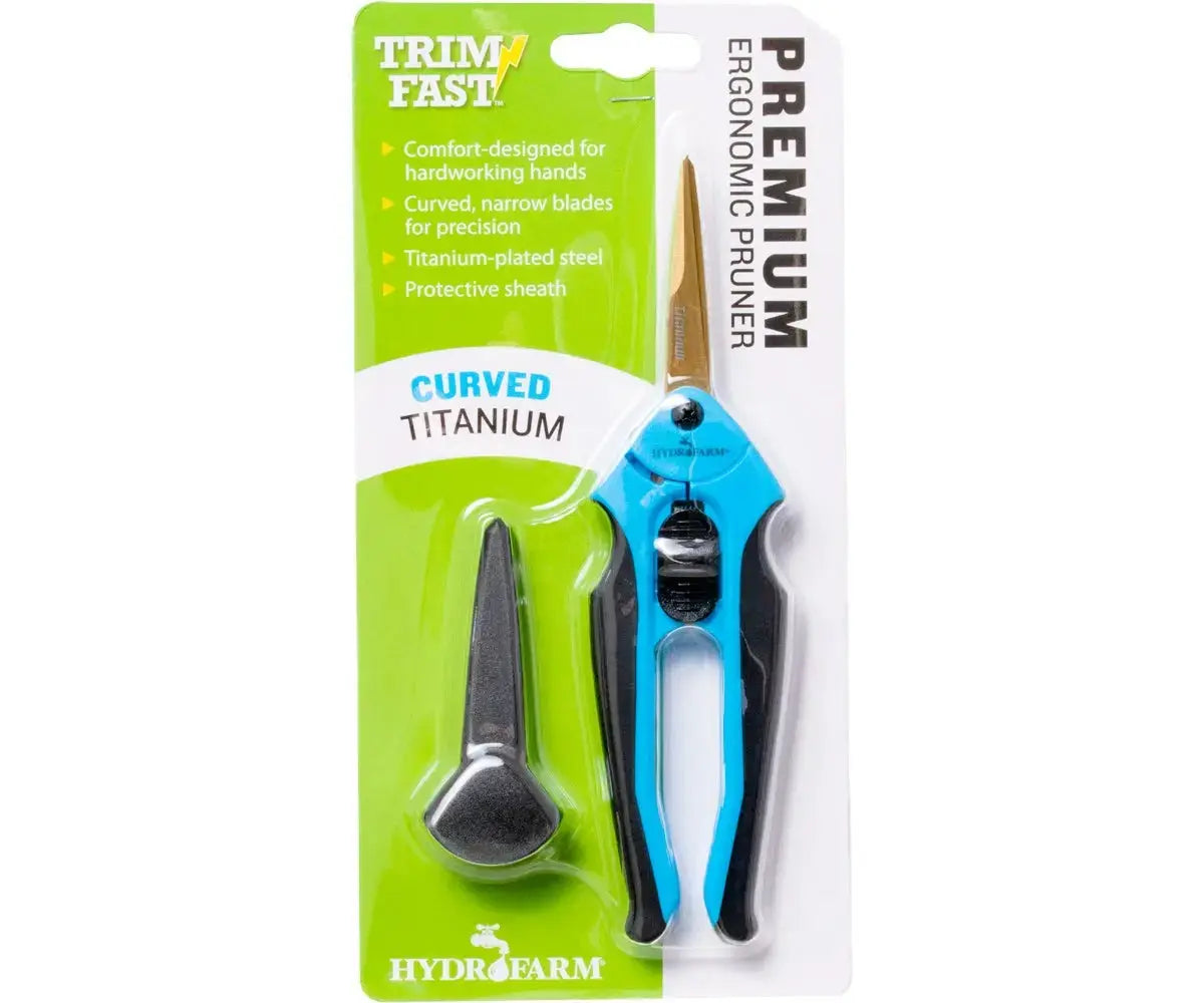 Trim Fast Premium Ergonomic Curved Titanium Blade Pruner