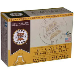 True Liberty 2 Gallon Bags 12 in. x 20 in. (25/pack)