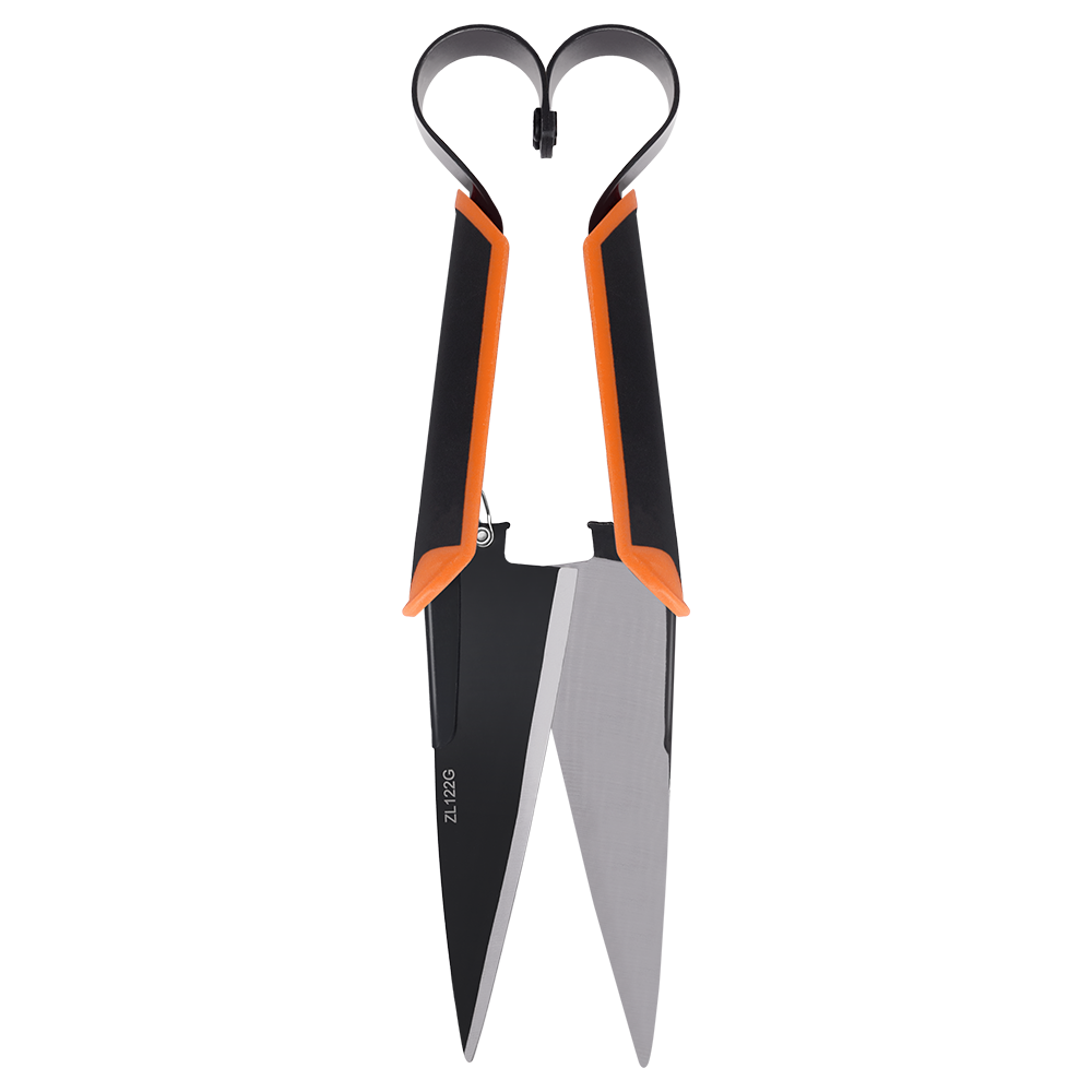 Zenport ZL122G Heavy Duty Onion/Topiary Shear with ergo-grips and blade lock available from Seres Ag