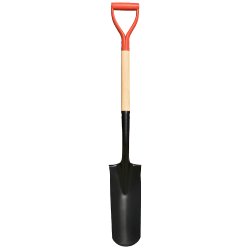 Zenport J6-219 Irrigation Spade with 14.5-Inch Blade and Wood Handle available from Seres Ag