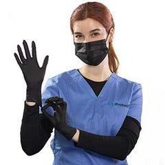 GripProtect® Precise BLACK Nitrile Powder-Free Gloves (10/Case)